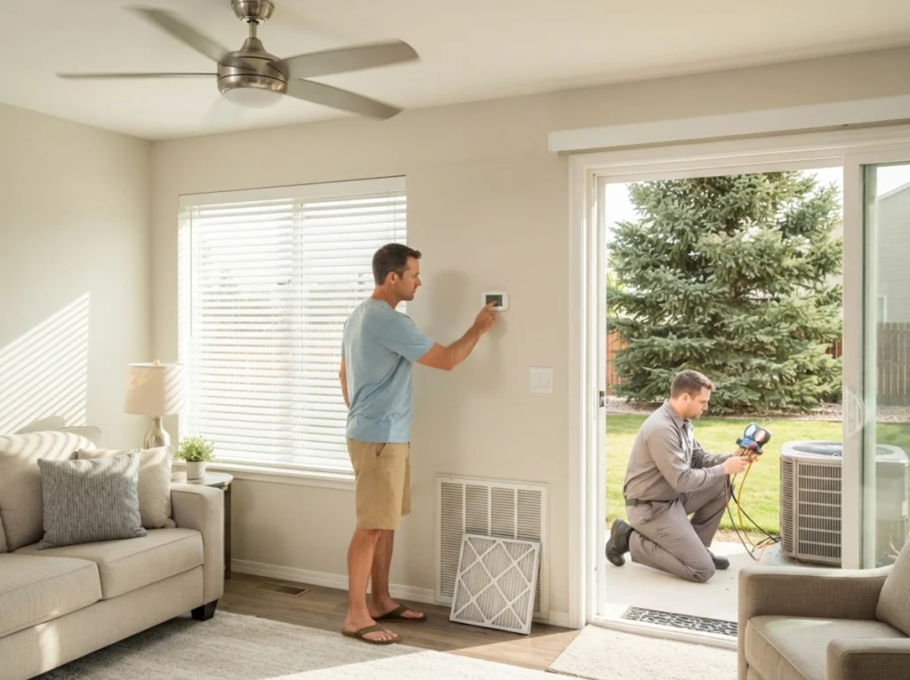 Simple home habits improving air conditioner efficiency